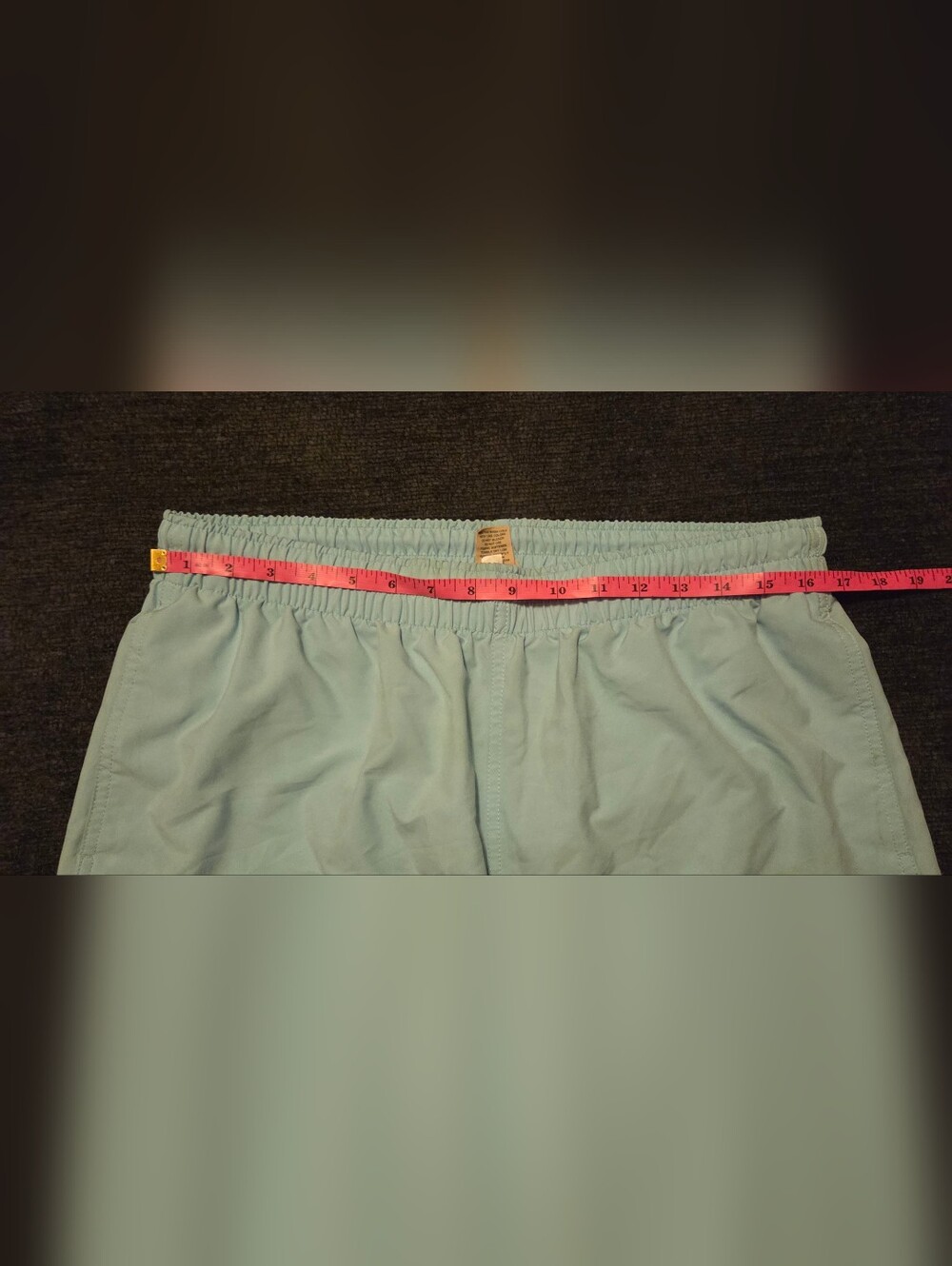 Duluth Trading Co Two-Tone Blue Swim Trunks. Size L - Picture 6 of 6